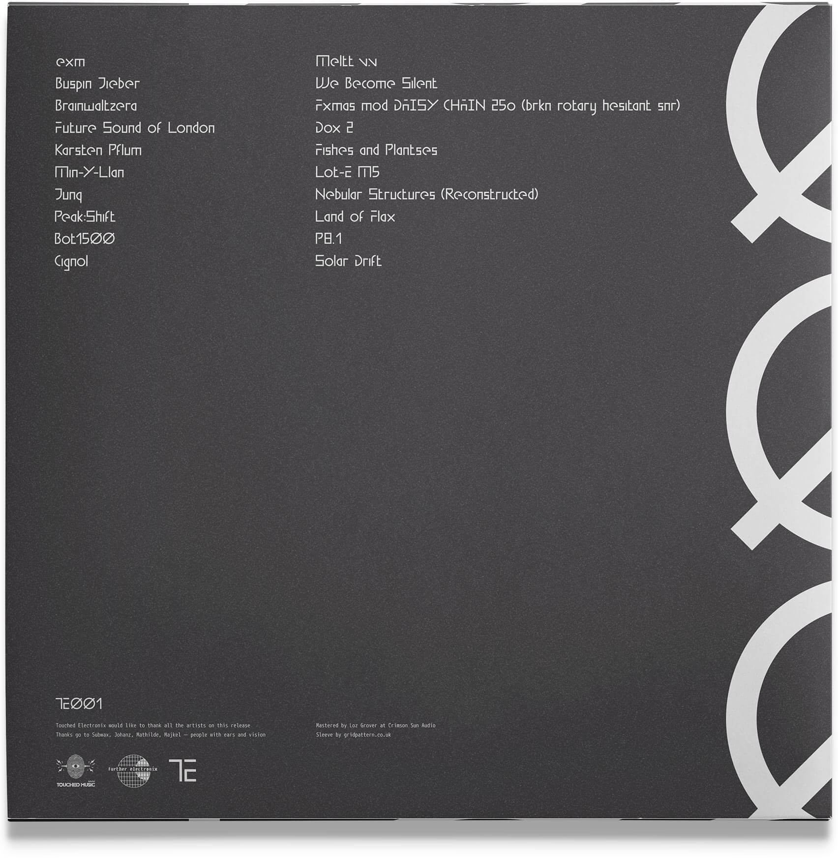 TE001 LP back cover